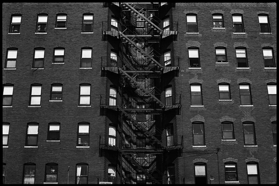 street scenes - black and white photo