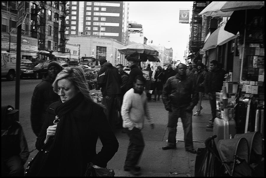 canal street - black and white photo